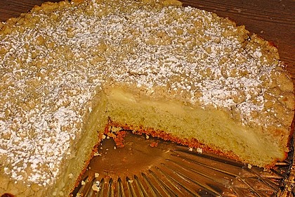 Streuselkuchen mit Pudding 1