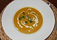 Karotten - Ingwer - Suppe mit Kokosmilch