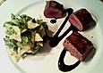 Nudel - Rucola - Salat mit Zitronen - Basilikum - Dressing