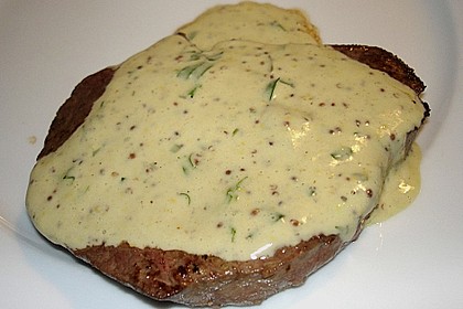 Rindersteaks mit Senf-Estragon Sauce 2