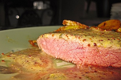 Rindersteaks mit Senf-Estragon Sauce 3