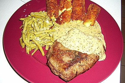Rindersteaks mit Senf-Estragon Sauce 9