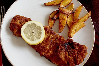 Kartoffelspalten mit Honig - Senf - Marinade