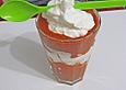 Quark - Vanille - Creme mit Erdbeeren