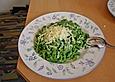 S&uuml;dtiroler Spinatspatzln mit Schinken - Sahnesauce