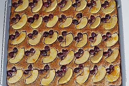 Apfel - Kirsch - Mohnkuchen