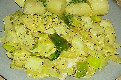 Pangasius im Lauch - Fenchel - Bett