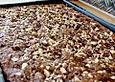 Urmelis schokoladiger Zucchini - Kuchen mit Schoko - Nuss - Decke