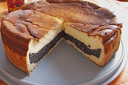 Mohn - K&auml;se - Torte 8