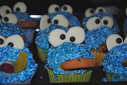 Krümelmonster-Muffins 2
