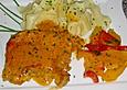 Schweinekotelett mit Sahne - Schinken - Sauce