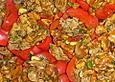 Paprika gef&uuml;llt mit Pilz - Rindfleisch - Ragout