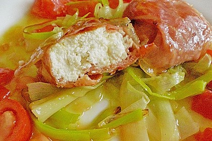 Ziegenkäse mit Trüffelöl und Honig 2
