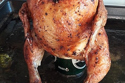 Hähnchen auf der Bierdose 14