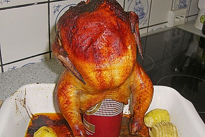 Hähnchen auf der Bierdose 3