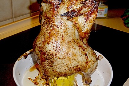 Hähnchen auf der Bierdose 38