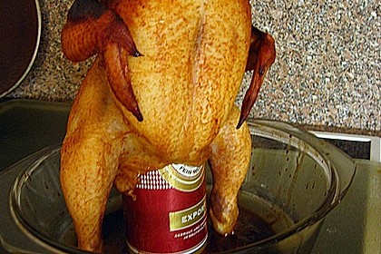 Hähnchen auf der Bierdose 6