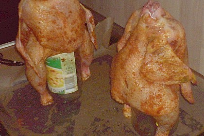 Hähnchen auf der Bierdose 34