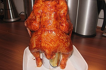 Hähnchen auf der Bierdose 32
