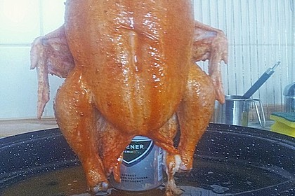 Hähnchen auf der Bierdose 33