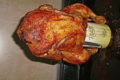 Hähnchen auf der Bierdose 30