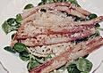 Gebratener Spargel mit Nudeln