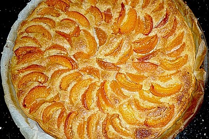 Tarte aux p&ecirc;ches