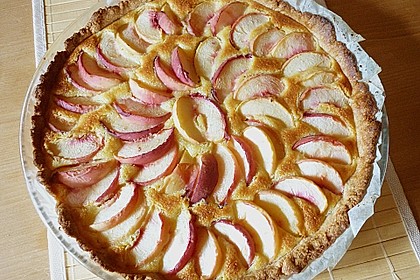 Tarte aux p&ecirc;ches 1