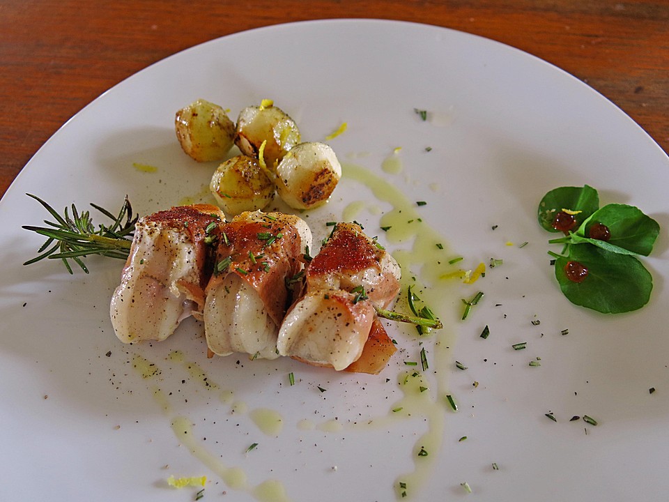 Seeteufel in Prosciutto eingewickelt (Rezept mit Bild) | Chefkoch.de