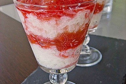 Kokos - Reis mit Rhabarber und Erdbeeren 5
