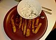 Spargel im Backteig mit Kr&auml;uterrahm