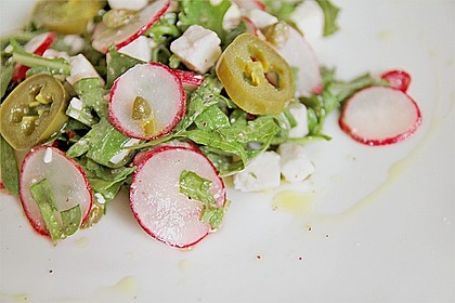 Rucola - Radieschensalat mit Feta 11