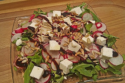 Rucola - Radieschensalat mit Feta 6