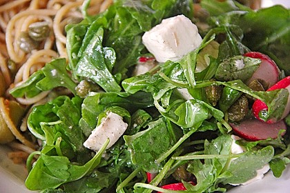 Rucola - Radieschensalat mit Feta 12