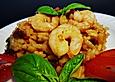Tomatenrisotto mit Shrimps