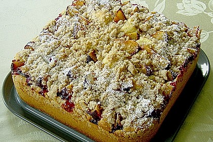 Zwetschkenkuchen mit Zimtstreusel 4