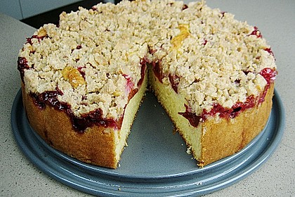 Zwetschkenkuchen mit Zimtstreusel 7