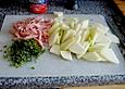 Kohlrabi mit Schinkensahneso&szlig;e