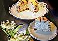 Holundersektgelee - K&auml;sesahne - Kuppeltorte
