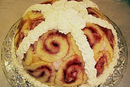 Holundersektgelee - K&auml;sesahne - Kuppeltorte 4