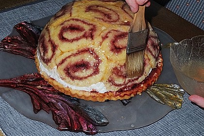 Holundersektgelee - K&auml;sesahne - Kuppeltorte 5
