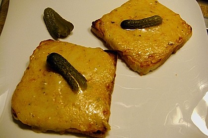Schnelle K&auml;se Toasts - Welsh Rarebits &aacute; la Merceile 9