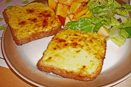 Schnelle K&auml;se Toasts - Welsh Rarebits &aacute; la Merceile 10