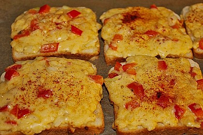 Schnelle K&auml;se Toasts - Welsh Rarebits &aacute; la Merceile 11