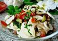 Champignonsalat in Zitronenmarinade