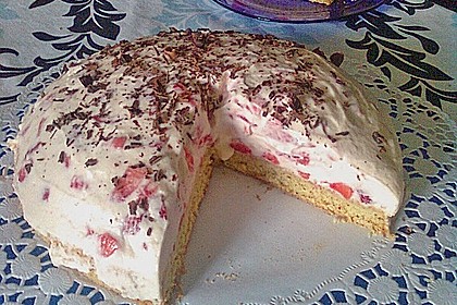 Fettarmer Philadelphia - Erdbeerkuchen
