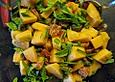 Melonensalat mit Rucola und Minze