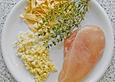 Ingwer - Knoblauch - Nudeln mit H&uuml;hnerfleisch