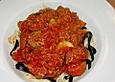 Pasta schwimmt im Thunfisch - Gem&uuml;se - Ragout