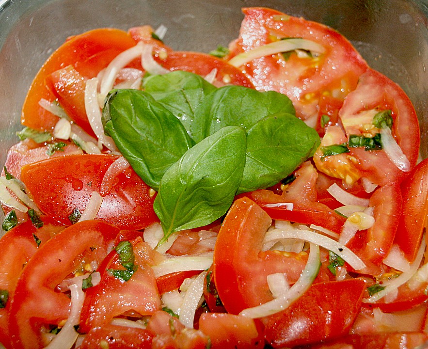 Tomatensalat auf italienische Art (Rezept mit Bild) | Chefkoch.de